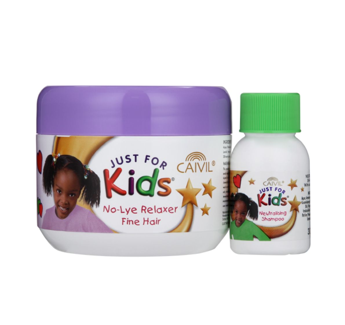 Just For Kids Banded Relaxer and Neutralising Shampoo Fine Hair 225ml and 30ml