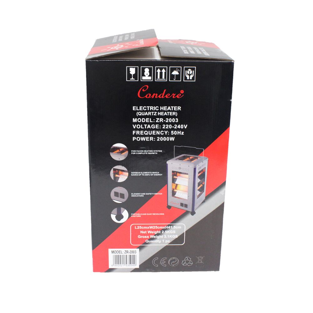 Condere Quartz Heater - ZR-2003