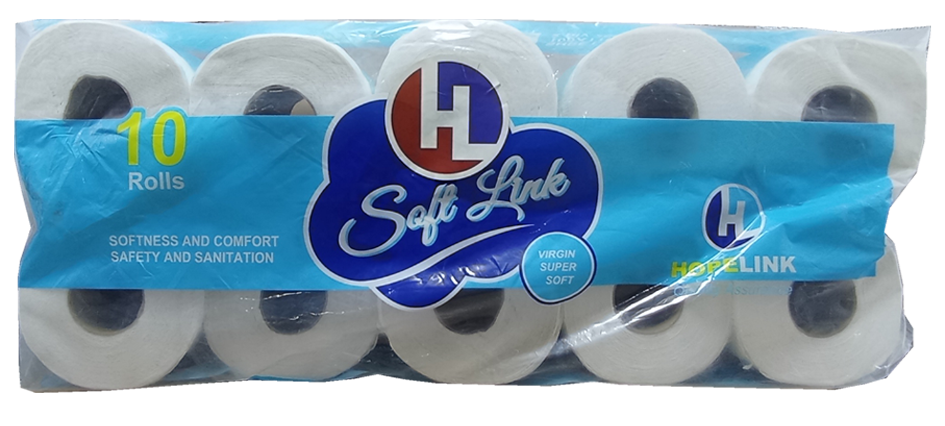 Toilet Rolls Tissue Soft Link Deluxe Soft 10s Virgin 2P/250