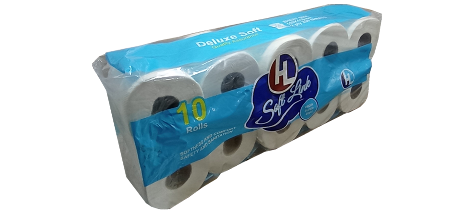 Toilet Rolls Tissue Soft Link Deluxe Soft 10s Virgin 2P/250
