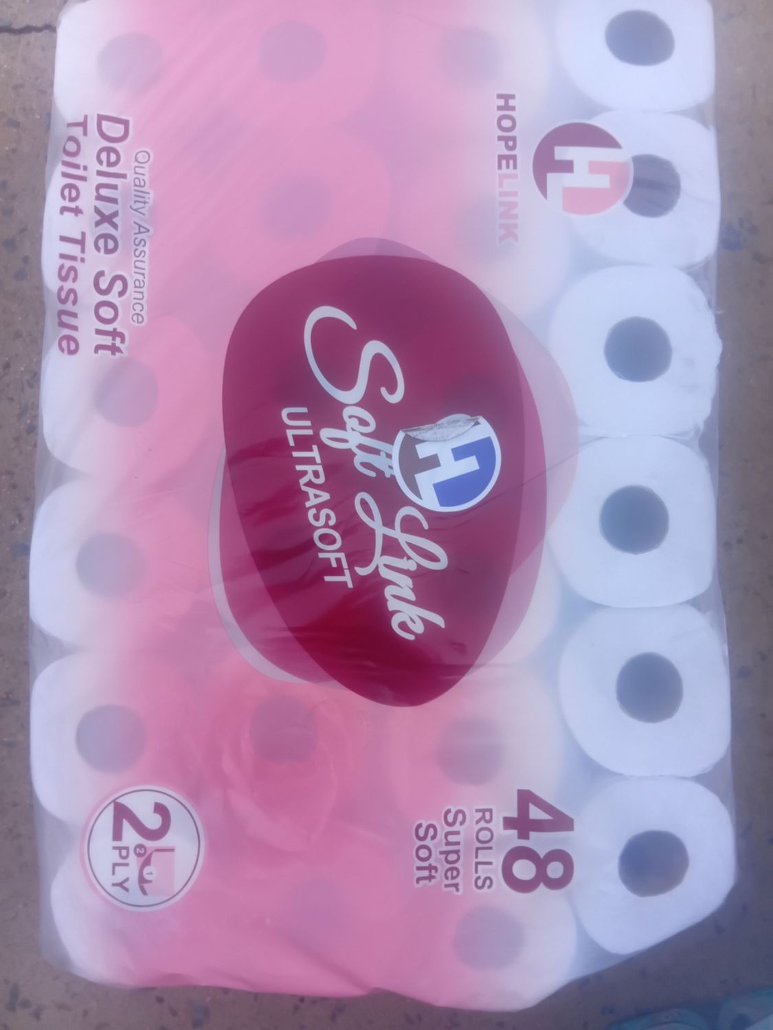 Toilet Rolls Tissue 48s Soft Feather Pink Rec/2P/250