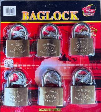 Brass 6s Padlock 63mm - (515111)