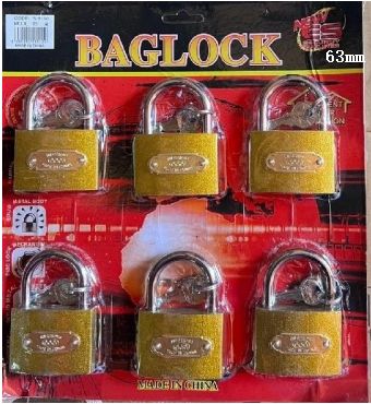 Brass 6s Padlock 63mm (515190)