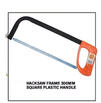 Hacksaw Frame Square Plastic Handle 300mm
