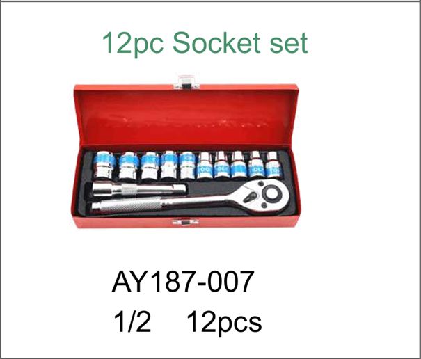 Socket 1/2&quot; Set 82 Pec Box