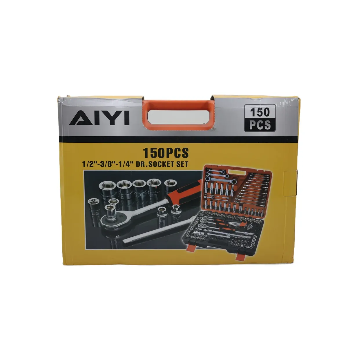 AIYI Socket Set  150 Pcs 1/2 and 1/4
