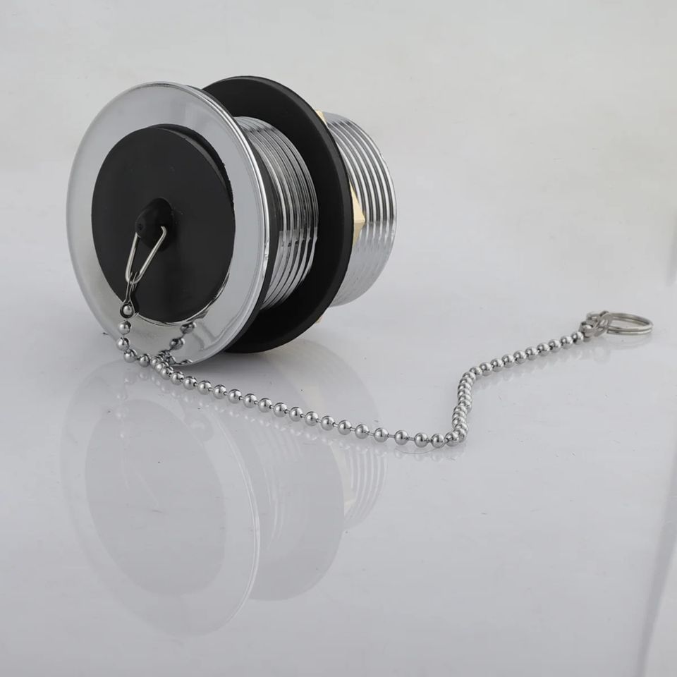 32mm Sink Waste with Rubber Plug Short