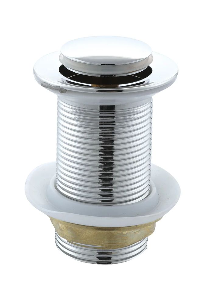 Foot-Operated Bath Pop-Up Waste Long No Hole