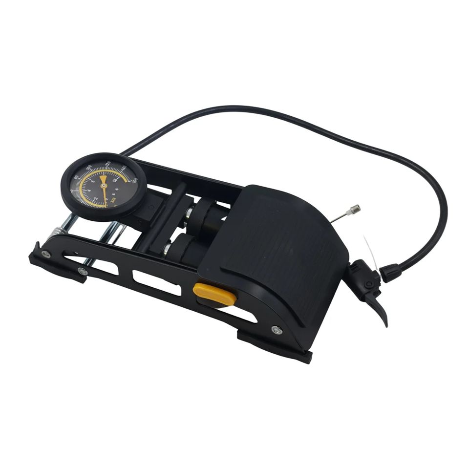Foot Operated Dual Cylinder High-Pressure Gauge Pump