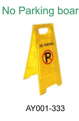 No Parking board