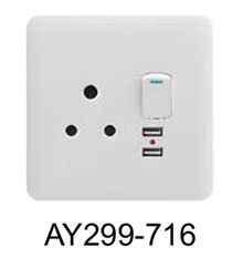 Premium Socket Com 16a 3p Std and 2xusb