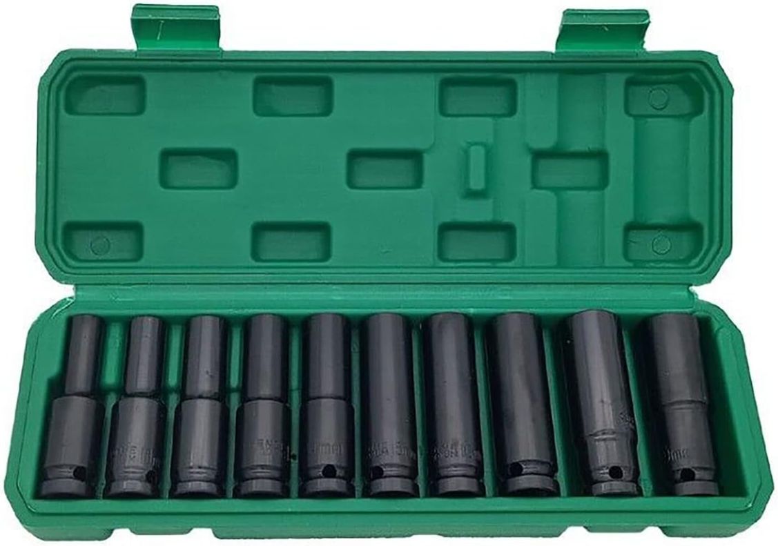 11-Piece 1/2 Inch Impact Socket Set