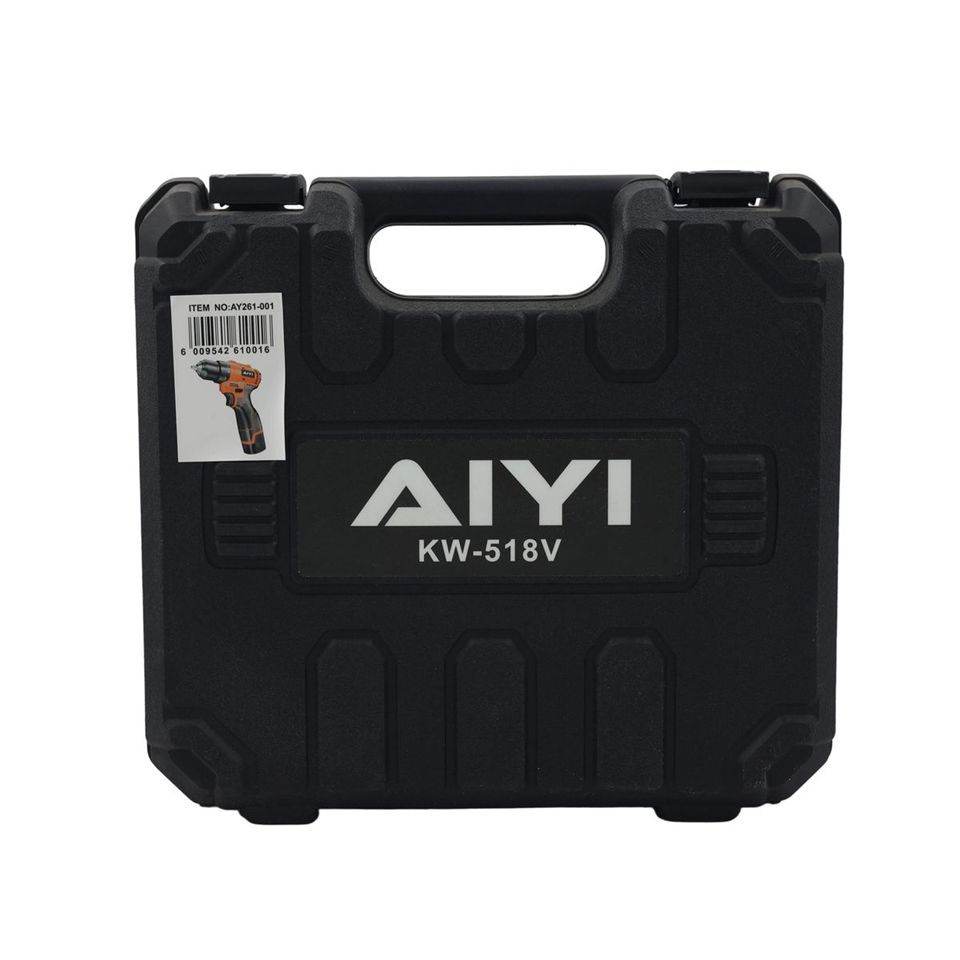 AIYI Lithium Cordless Brushless Drill 12V with 2 Battery Packs