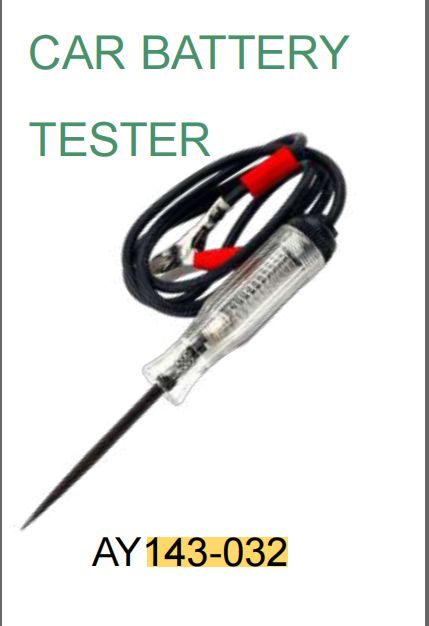 Car Battery tester