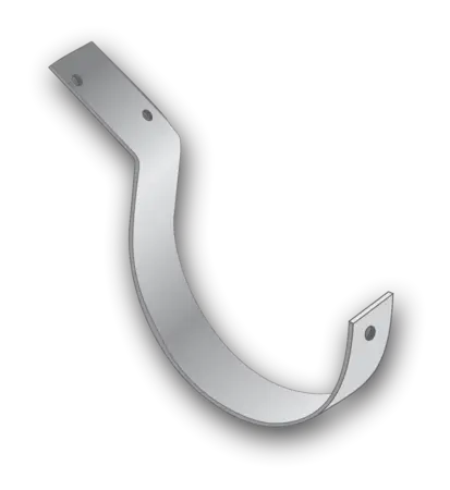 Gutter Bracket 1/2 Round PVC