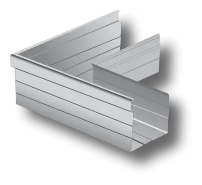 Gutter Angle Square Int 0.4X100X75mm