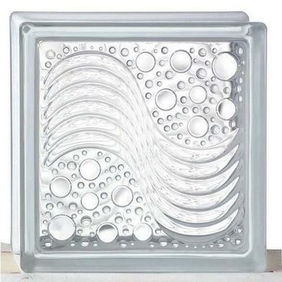 Blocks Glass Sea Wave 190*190*80mm