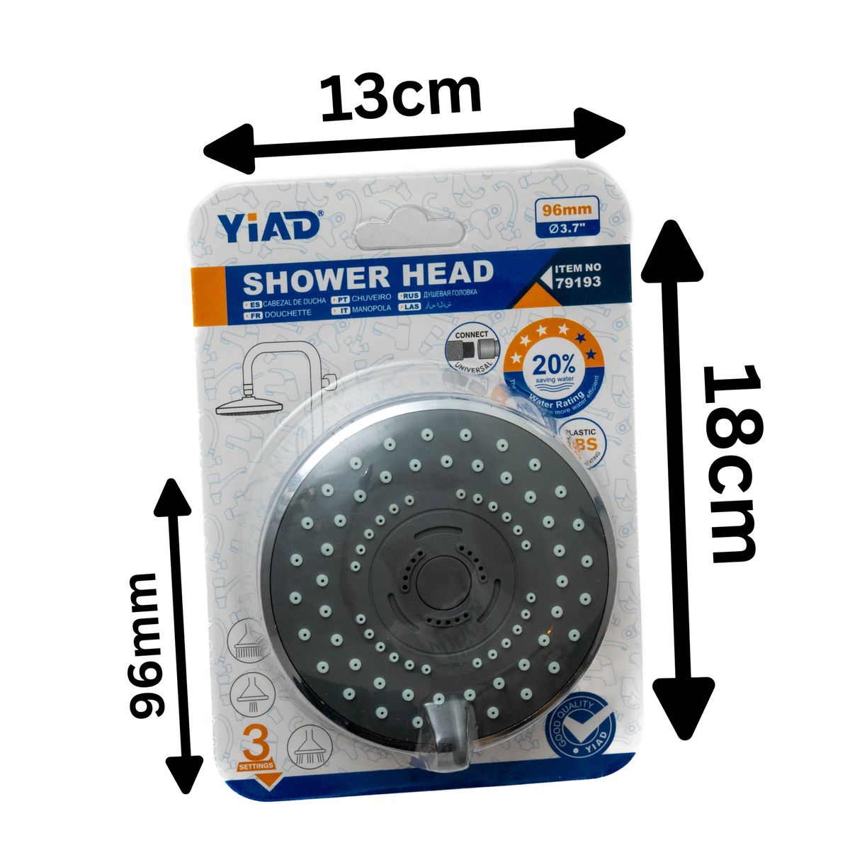 Shower Heads 3.7&quot;
