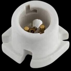 Lamp Holder Porcelain Skirted B22