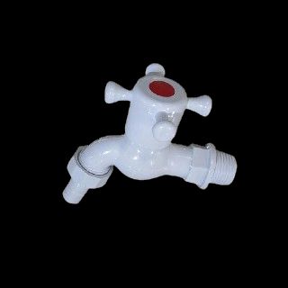White Plastic water Tap