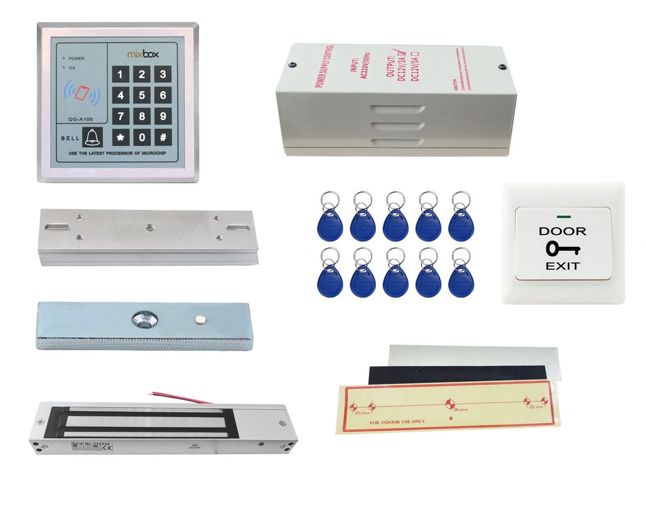 RFID Access Control Electromagnetic Lock Kit