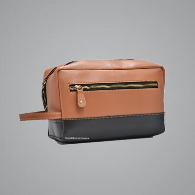 Tan-Black Utility Pouch