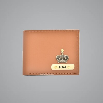 Tan - Mint Green Imported Dual Colour Wallet