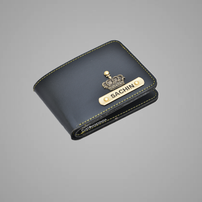 Black Indian Leather Men's Wallet