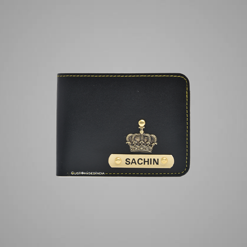 Black Indian Leather Men&#39;s Wallet