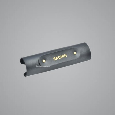 Black Personalised Luggage Handle Cover
