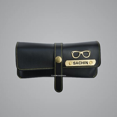 Black Customised Sunglass Holder