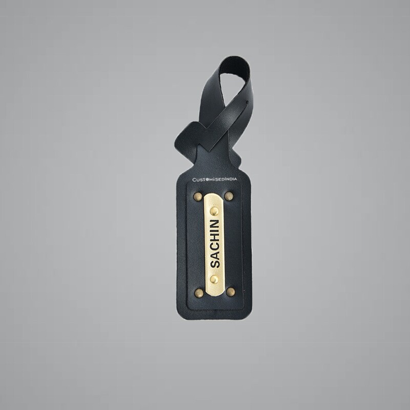 Grey Customised Luggage Tag