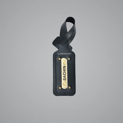 Grey Customised Luggage Tag