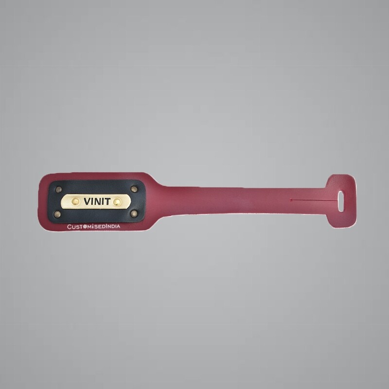 Red Customised Luggage Tag
