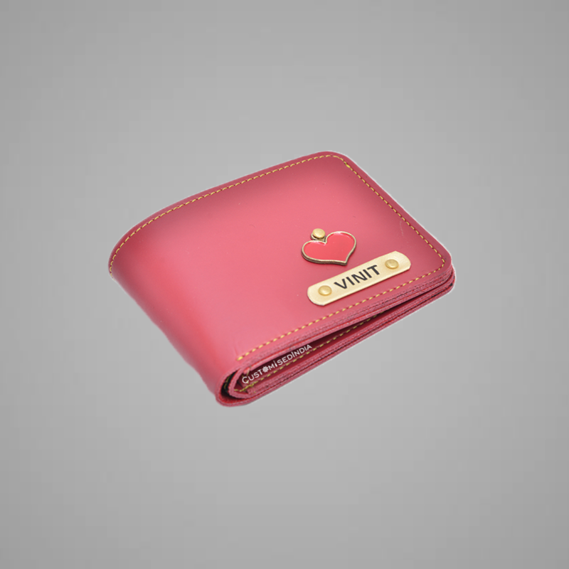Red Indian Leather Men's Wallet