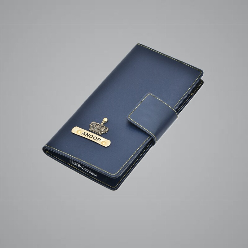 Blue Travel Wallet