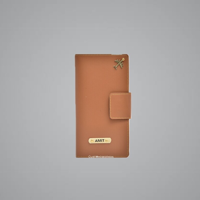 Tan Travel Wallet