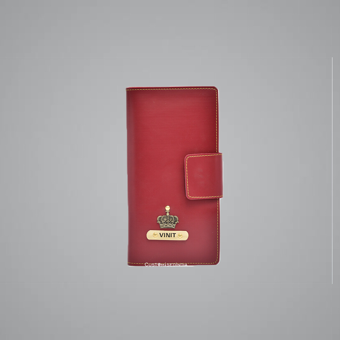 Red Travel Wallet