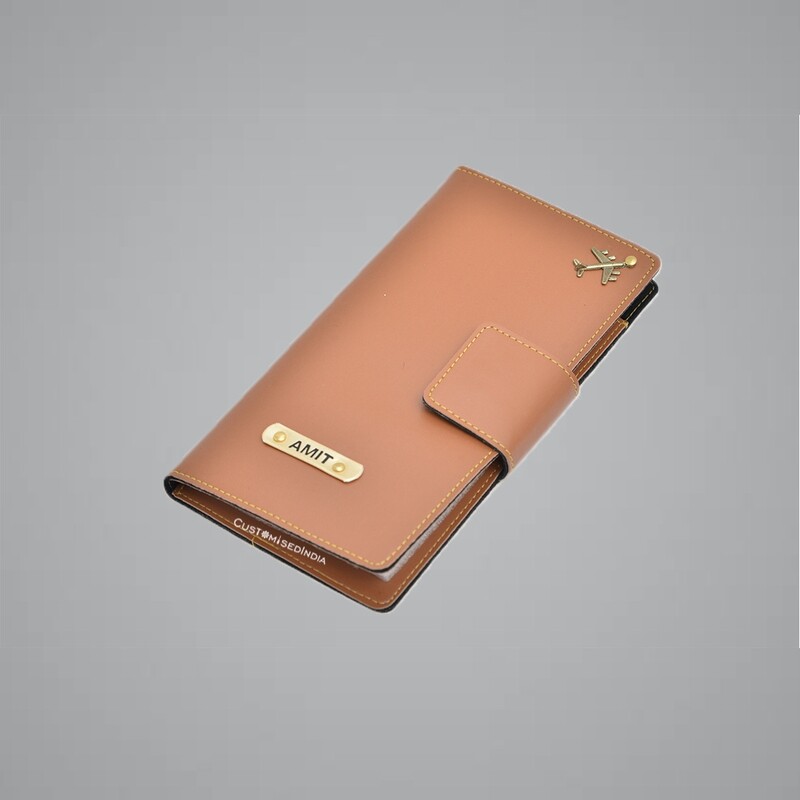 Tan Travel Wallet