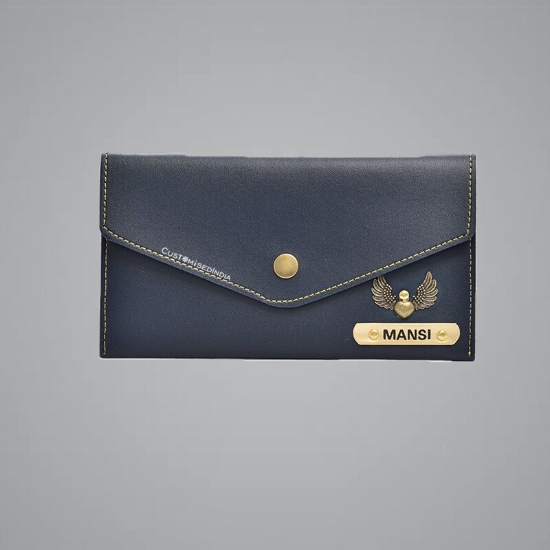 Blue Women&#39;s Minimal Clutch