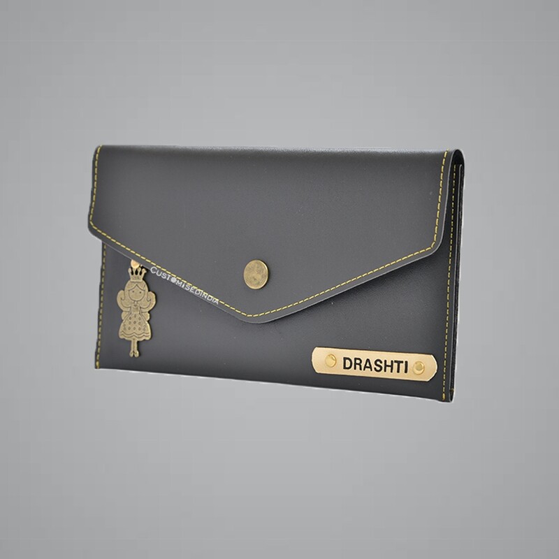 Grey Women's Minimal Clutch
