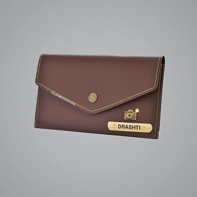Brown Women's Minimal Clutch