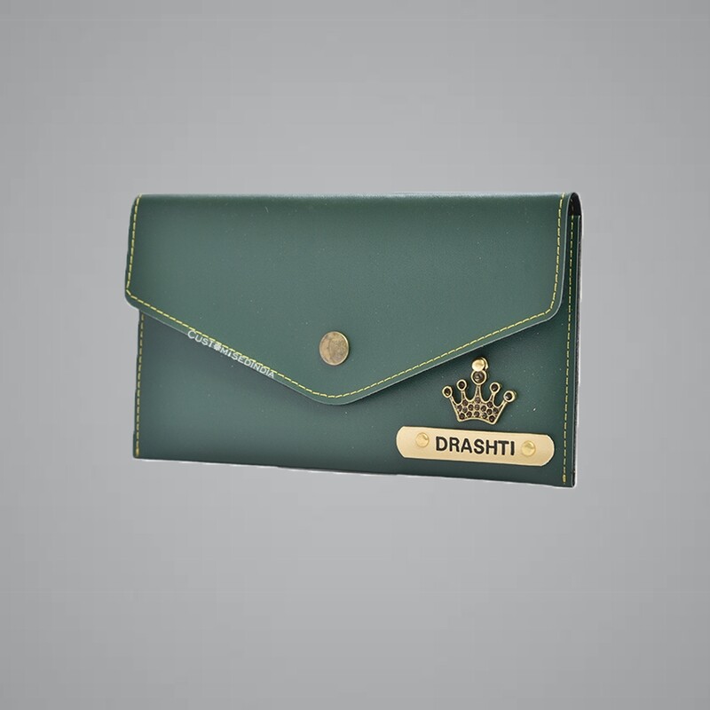 Green Women's Minimal Clutch