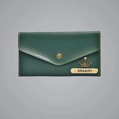 Green Women's Minimal Clutch