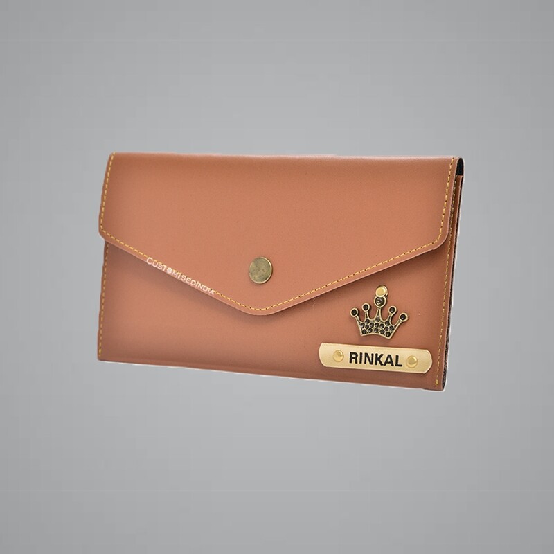 Tan Women's Minimal Clutch