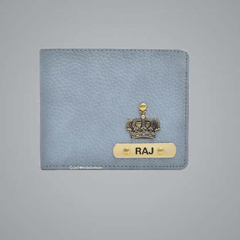 Oxy White Genuine Leather Customised Wallet