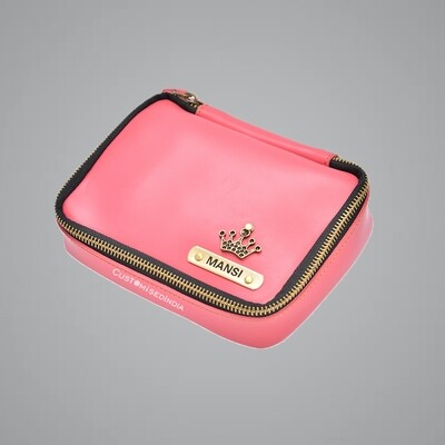 Pink Make Up Pouch (Cosmetic Pouch)