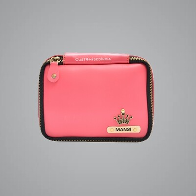 Pink Make Up Pouch (Cosmetic Pouch)