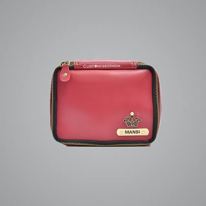 Red Make Up Pouch (Cosmetic Pouch)