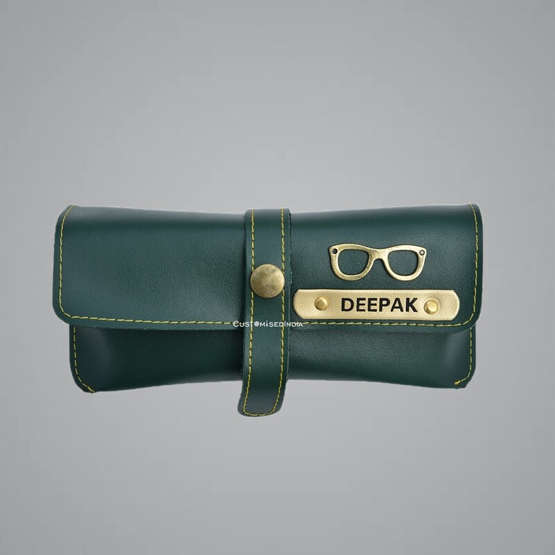 Green Customised Sunglass Holder